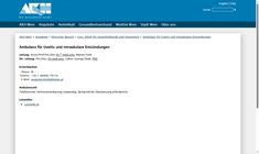 Assoc.Prof. Priv.Doz. Dr. Greisa Vila Webseite