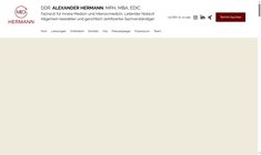 DDr. Alexander Hermann MPH MBA Webseite