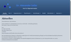 Dr. Alexander Sailer Webseite
