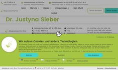 lek.  Justyna Edyta Sieber Webseite