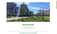 Dr. Khaled Sarhan Webseite