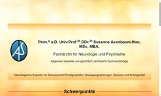 Prim.Univ.Prof. DDr. Susanne Asenbaum-Nan Webseite