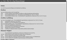 Ao.Univ.Prof. Dr. Jörg Schauersberger Webseite