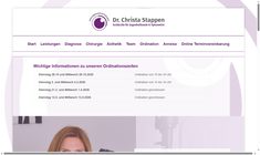Dr. Christa Maria Stappen Webseite