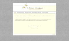 Dr. Christiane Unterluggauer Webseite
