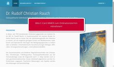 Dr. Rudolf Christian Rauch Webseite