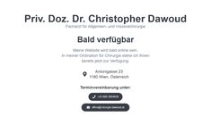 Priv.Doz. Dr. Christopher Dawoud Webseite