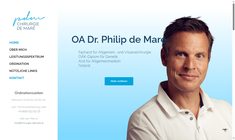 Dr. Philip De Mare Webseite