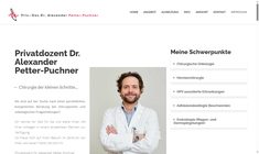 Priv.Doz. Dr. Alexander Hans Petter-Puchner Webseite