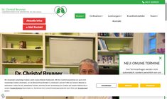 Dr. Christof Brunner Webseite