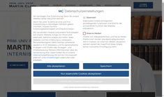 Univ.Prof. Dr. Martin Clodi Webseite