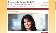Dr. Sabine Bucek Webseite
