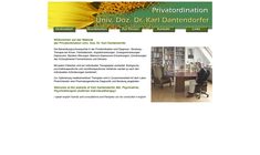 Univ.Doz. Dr. Karl Dantendorfer Webseite