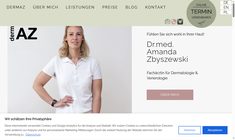 Dr. Amanda Zbyszewski Webseite