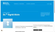 Dr. Sigrid Alvin Webseite