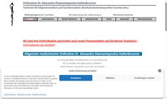 Dr. Alexandra Diamantopoulos-Kaltenbrunner Webseite