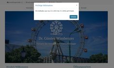 Dr. Günter Michael Wimberger Webseite