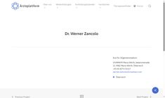 Dr. Werner Zancolo Webseite