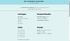 Dr. Dominik Eckhard Webseite