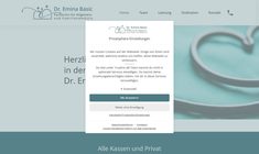 Dr. Emina Basic Webseite