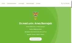 Dr. Arwa Sabriya Benrajab Webseite