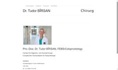 Priv.Doz. Dr. Tudor Birsan Webseite