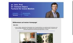Ao.Univ.Prof. Dr. Clemens Dejaco Webseite