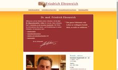 Dr. Friedrich Ehrenreich Webseite