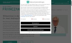 Dr. Andreas Franczak Webseite