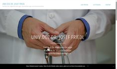 Univ.Doz. Dr. Josef Friedl Webseite