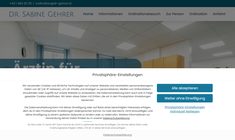 Dr. Sabine Gehrer Webseite