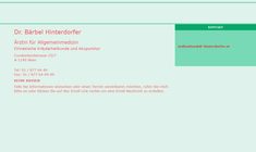 Dr. Bärbel Hinterdorfer Webseite