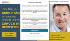 Prim.Priv.Doz. Dr. Bernd Kubista MSc Webseite