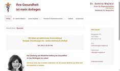 Dr. Samira Majlesi Webseite