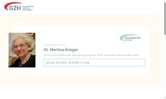 Dr. Martina Christa Krieger Webseite
