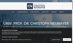 Ao.Univ.Prof.Prim. Dr. Christoph Neumayer Webseite