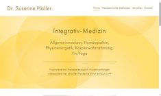 Dr. Susanne Haller Webseite