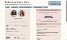 Dr. Sanja Annemarie Sharaf Webseite