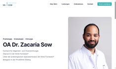 Dr. Zacaria Sow Webseite
