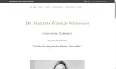 Dr. Marietta Wunsch-Weinmann Webseite