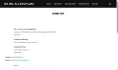 Dr. Ali Zoghlami Webseite