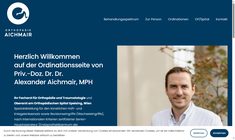 Priv.Doz. DDr. Alexander Aichmair MPH Webseite