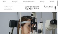 Priv.Doz. Dr. Wolf Bühl Webseite