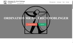 MR Dr. Erich Doblinger Webseite