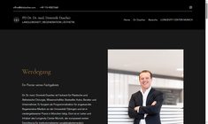 Dr. Dominik Duscher Webseite