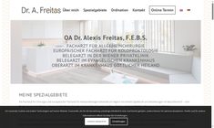 Dr. Alexis Freitas Webseite
