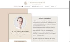Dr. Elisabeth Gaudernak Webseite