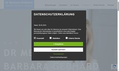 Dr. Barbara Gebhard Webseite
