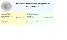 Dr. Arnold Johann Webseite