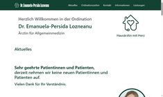 Dr-medic  Emanuela-Persida Lozneanu Webseite